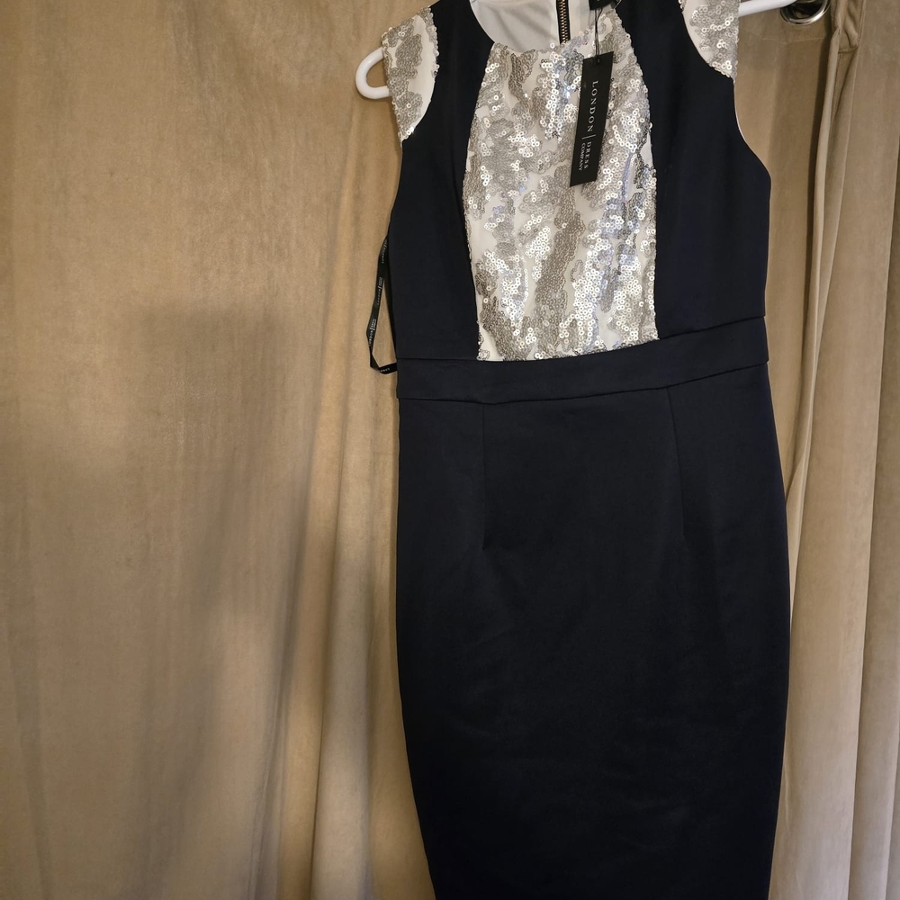 NWT London Dress CO Sequin Tank DE